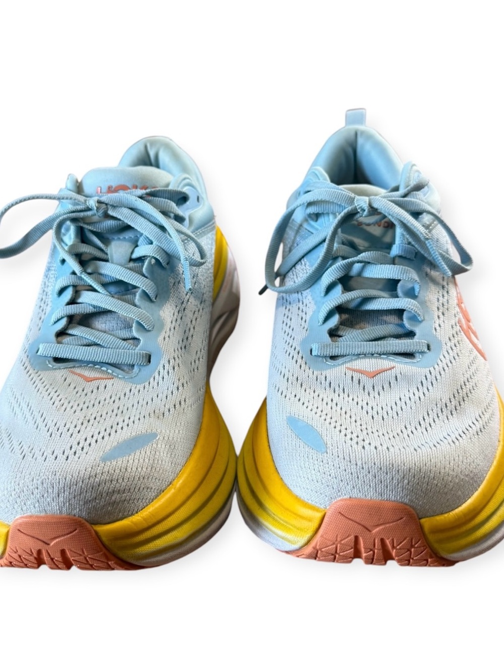 Hoka One One Bondi 8 ‘Blue Summer Song Country Air’ Women's Shoes Size 10.5B EUC - Picture 2 of 13